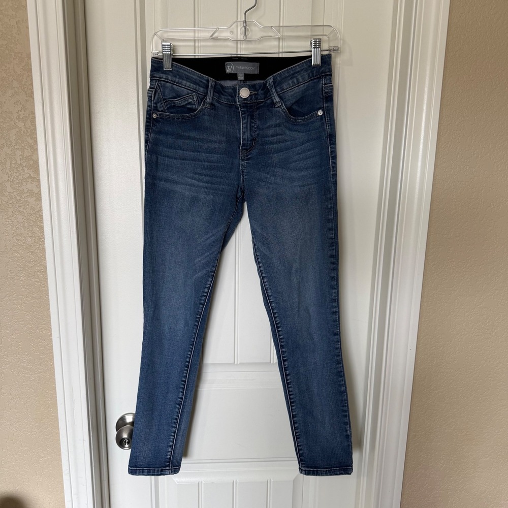 Wit & Wisdom democracy Jeans Women 2P Blue Exc. Ab-Solution Petite Denim - Picture 3 of 7